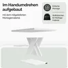 CASARIA® Couchtisch Weiß Holz Stauraum Ablage Kratzfest Produktbild-Vorschau 6