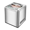 A stainless steel ice cream maker on a white background. Produktbild-Vorschau