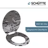 SCHÜTTE MDF WC Sitz Holzkern GREY STEEL, Toilettendeckel Produktbild-Vorschau 4