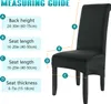 Esszimmer Stretch Stuhlbezüge XL Elastische Stuhlhussen Mit Produktbild-Vorschau 4