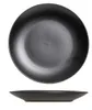Assiette plate - Noir mat - Porcelaine Voir les images du produit 6