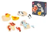 Janod Holzpuzzle Bauernhoftiere - 4 Puzzles für Kleinkinder Produktbild-Vorschau 3