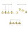 Three different pendant light fixtures are displayed against a white background. Produktbild-Vorschau
