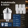 Duschfilter gegen Kalk, Wasserfilter für Dusche mit Produktbild-Vorschau 7