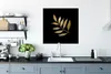 MuchoWow® Poster Gold - Äste - Blatt 75x75 cm - Wand Produktbild-Vorschau 3