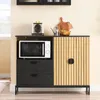 SoBuy Sideboard Aufbewahrungsmöbel mit Schubladen und Tür Produktbild-Vorschau 2