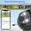 2 pièces 2K 3MP caméra de surveillance extérieure batterie Voir les images du produit 16