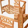 KADAX Gartenbank, 120x47x81,5cm Banktruhe aus einer Produktbild-Vorschau 10