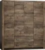Kondela Kleiderschrank Unendlichkeit 18 4D - dunkle Asche Produktbild-Vorschau 1