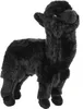 Kuscheltier Lama stehend schwarz 23 cm Plüschlama Produktbild-Vorschau 1