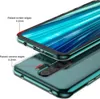 A close-up view of a transparent phone case, showing raised edges for screen and camera protection. Produktbild-Vorschau