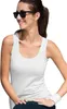 Damen-Tanktop, 95% Baumwolle, 5% Elasthan, unbedruckt, Produktbild-Vorschau 1