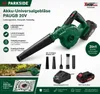 PARKSIDE 20 V Akku-Universalgebläser PAUGB, Laubbkäser mit Produktbild-Vorschau 2