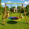 Altalena a nido 100 cm altalena per bambini con corda per Anteprima dell’immagine prodotto 12