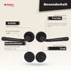 DOMINO Türgriff-Garnitur LOFT WC-Bad Schwarz Produktbild-Vorschau 7