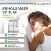 Kovová posteľ Juskys Palamos 140x200 cm s roštom a LED Náhľad obrázku produktu 11