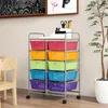 COSTWAY Vozík s 10 stohovatelnými zásuvkami, zásuvkový Náhled obrázku produktu 7
