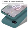A close-up of a teal phone case, showing the camera and screen protection features. Náhled obrázku produktu