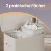 SONGMICS Koš na prádlo se víkem, 2 přihrádky, třídič prádla Náhled obrázku produktu 6