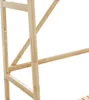 vidaXL Kledingrek met planken, 110x40x180 cm, bamboe Productafbeelding-voorbeeld 5