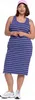 MORAJ Damen-Kleid, gerade, gestreift, mit Schlitzen, für Produktbild-Vorschau 8