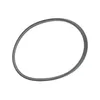 A gray rubber seal ring on a white background. Produktbild-Vorschau