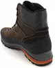 A rear-side view of a brown hiking boot against a white background. Podgląd zdjęcia produktu