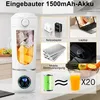 Standmixer, Tragbarer Mixer, Mini-Standmixer,12 Produktbild-Vorschau 2