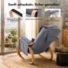 CRELIV Schaukelsessel mit Massagefunktion, Relaxsessel mit Produktbild-Vorschau 2