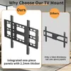 WISFOR Supporto a parete per TV extra stabile, girevole ed Anteprima dell’immagine prodotto 13