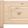 vidaXL Posteľ z masívneho dreva Borovica 90x200 cm Náhľad obrázku produktu 4