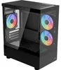 Aerocool Viewport Mini V2 ARGB, Tower-Gehäuse, (Tempered Produktbild-Vorschau 1