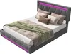 Letto imbottito 140x200cm con testata contenitore e LED, Anteprima dell’immagine prodotto 18