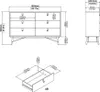 Rye Commode large 6 tiroirs, blanc mat. Voir les images du produit 8