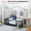 GOPLUS Kinderbett 90x200 cm, Hausbett Kinder mit Produktbild-Vorschau 2