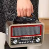 Retro FM solárne Bluetooth prenosné kuchynské rádio na Náhľad obrázku produktu 8