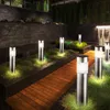 8er Set LED Solarleuchten, Edelstahl, IP44, H 28cm Produktbild-Vorschau 4