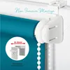 Estika Rollo ohne Bohren - 120 x 220 cm - Cyan - Klemmfix Produktbild-Vorschau 3