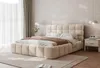 Polsterbett BORIO 180x200 Creme Boucle mit Bettkasten & Produktbild-Vorschau 3