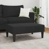 The Living Store Fußhocker Schwarz 77x55x31 cm Samt Produktbild-Vorschau 4