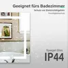 SONNI Badspiegel mit LED Beleuchtung energiesparend IP44 Produktbild-Vorschau 6