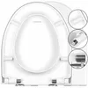 WC Sitz - Toilettensitz - für Cersanit Parva - Weiß - 40 Cm Produktbild-Vorschau 1