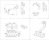 Dachhalterung 10X, 3-fach verstellbar, aus Edelstahl 1.4016 Produktbild-Vorschau 2
