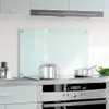 vidaXL Dos de cuisine blanc 80 x 50 cm verre trempé Voir les images du produit 14