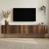 Skye Decor, meuble TV haut de gamme, style baroque en noyer Voir les images du produit 2