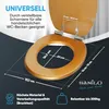 SANILO® WC sedátko s mechanismem soft-close glitter gold, Náhled obrázku produktu 4