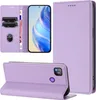Litchi Leder Handyhülle für Tecno Pop 4 Wallet Kartenfächer Produktbild-Vorschau 3