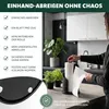 eluno Küchenrollenhalter aus Edelstahl und schwarz Produktbild-Vorschau 3
