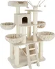 tectake® Kratzbaum Gismo 195 cm inklusive Treppe, 4 Produktbild-Vorschau 1