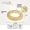 LED-Kranz mit Tauperlen, 1440L, φ30cm, warm-weiß, silber Produktbild-Vorschau 2